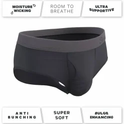 The Slate Expectations - Grey Tonal Ball Hammock® Pouch Underwear Briefs