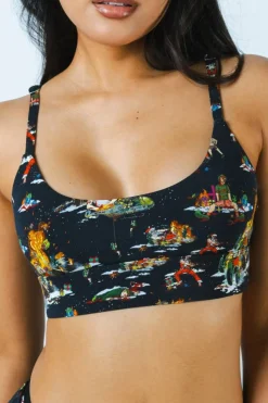 The 12 Slays of Christmas - Christmas Scene Boob Hammock™ Scoop Bralette