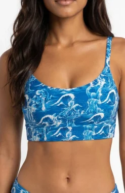 The Slippery When Wet - Naughty Wave Boob Hammock™ Scoop Bralette