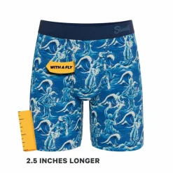 The Slippery When Wet - Naughty Wave Ball Hammock® Boxer - Long Leg