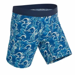 The Slippery When Wet - Naughty Wave Ball Hammock® Boxer - Long Leg