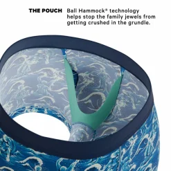 The Slippery When Wet - Naughty Wave Ball Hammock® Pouch Trunks Underwear