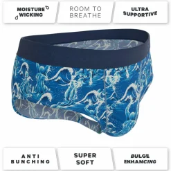 The Slippery When Wet - Naughty Wave Ball Hammock® Pouch Underwear Briefs