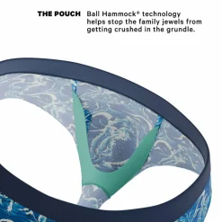 The Slippery When Wet - Naughty Wave Ball Hammock® Pouch Underwear Briefs