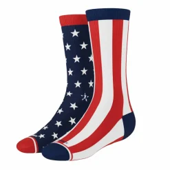 The Socky Balboa - American Flag Heel Hammock™ Crew Socks