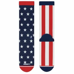 The Socky Balboa - American Flag Heel Hammock™ Crew Socks