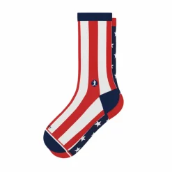 The Socky Balboa - American Flag Heel Hammock™ Crew Socks