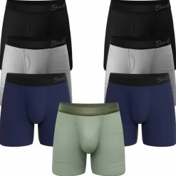 The 7 Solids - Ball Hammock® Pouch Boxer Briefs with Fly 7 Pack