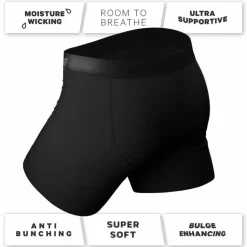The 5 Solids - Ball Hammock® Pouch Boxer Briefs with Fly 5 Pack