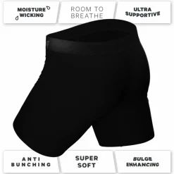 The 7 Solids - Long Leg Ball Hammock® Pouch Underwear With Fly 7 Pack