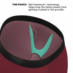 The Sommelier - Burgundy Ball Hammock® Boxer - Long Leg