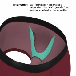 The Sommelier - Burgundy Ball Hammock® Pouch Trunks Underwear