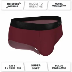 The Sommelier - Burgundy Ball Hammock® Pouch Underwear Briefs