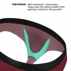 The Sommelier - Burgundy Ball Hammock® Pouch Underwear Briefs