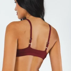 The Sommelier - Burgundy Boob Hammock™ Triangle Bralette