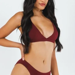 The Sommelier - Burgundy Boob Hammock™ Triangle Bralette