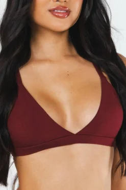 The Sommelier - Burgundy Boob Hammock™ Triangle Bralette