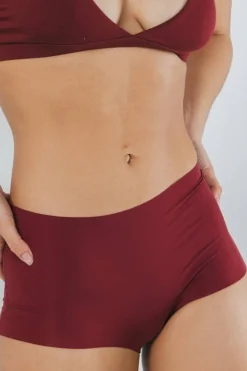 The Sommelier - Burgundy Women’s Seamless Boyshort