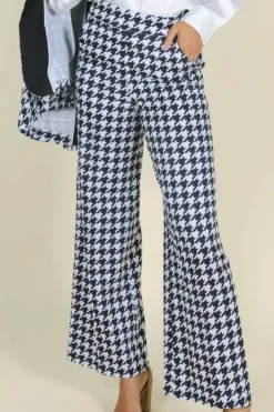 The Sophistication - Houndstooth Women's Suit Pants