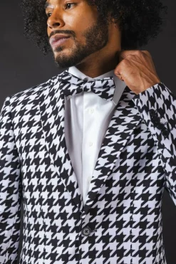 The Sophistication - Houndstooth Bow Tie