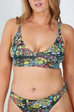 The Spaced Out - Shinesty X Killer Acid Boob Hammock™ Plunge Bralette