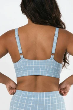 The Spick & Span - Window Pane Plaid Boob Hammock™ Plunge Bralette
