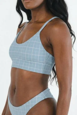 The Spick & Span - Window Pane Plaid Boob Hammock™ Scoop Bralette