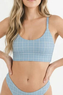 The Spick & Span - Window Pane Plaid Boob Hammock™ Scoop Bralette