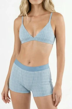 The Spick & Span - Window Pane Plaid Women’s Boxers