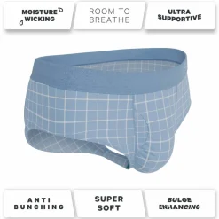 The Spick & Span - Window Pane Plaid Ball Hammock® Pouch Underwear Briefs