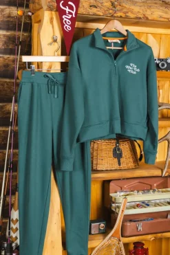 The Spruced Up - Green Sexy Terry™ Women’s Lounge Joggers