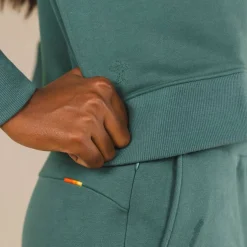 The Spruced Up - Green Sexy Terry™ Women’s Half Zip