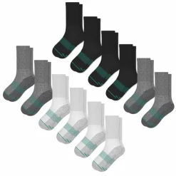 The Staple - Heel Hammock™ Crew Socks 12 Pack