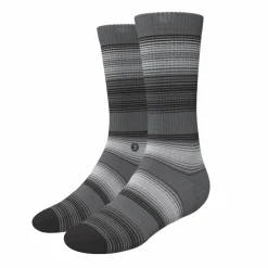 The Static Channel - Stripe Heel Hammock™ Crew Socks