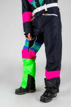 The Steep And Deep - Men's Retro Black Ski Suit