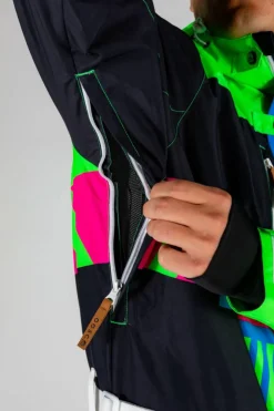 The Steep And Deep - Men's Retro Black Ski Suit