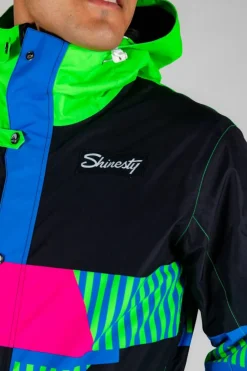 The Steep And Deep - Men's Retro Black Ski Suit