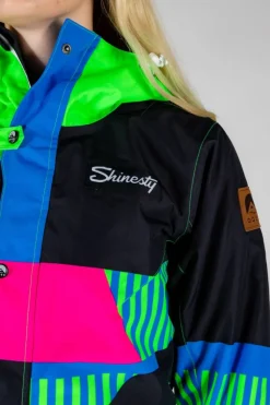 The Steep And Deep - Retro Black Women's One Piece Ski Suit
