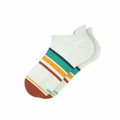 The Stellar - Retro Stripe Heel Hammock™ Ankle Socks