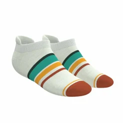The Stellar - Retro Stripe Heel Hammock™ Ankle Socks