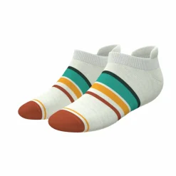 The Stellar - Retro Stripe Heel Hammock™ Ankle Socks