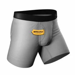 The Stormy Sky - Grey Ball Hammock® Pouch Underwear With Fly 5 Pack