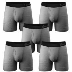 The Stormy Sky - Grey Ball Hammock® Pouch Underwear With Fly 5 Pack