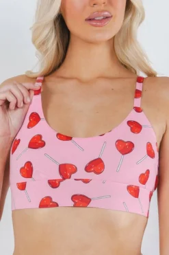 The Suckered In - Heart Lollipop Boob Hammock™ Scoop Bralette