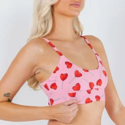 The Suckered In - Heart Lollipop Boob Hammock™ Scoop Bralette
