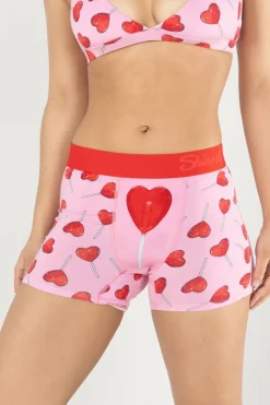 The Suckered In - Heart Lollipop Women’s Boxers