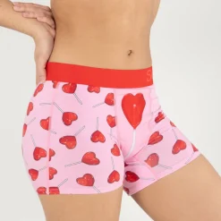 The Suckered In - Heart Lollipop Women’s Boxers