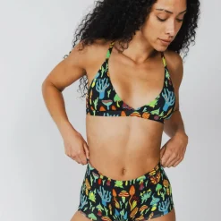 The Super Shroom - Neon Mushrooms Modal Boyshort Underwear
