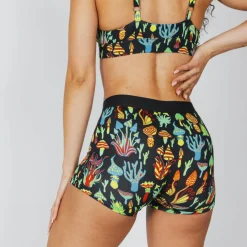 The Super Shroom - Neon Mushrooms Women’s Boxers