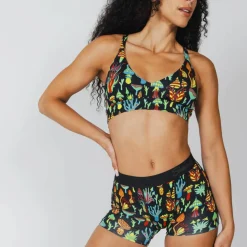 The Super Shroom - Neon Mushrooms Women’s Boxers